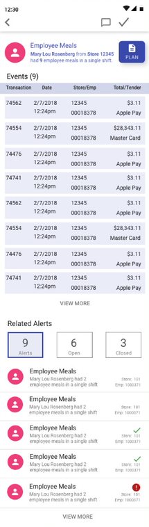 screenshot of Agilence Analytics